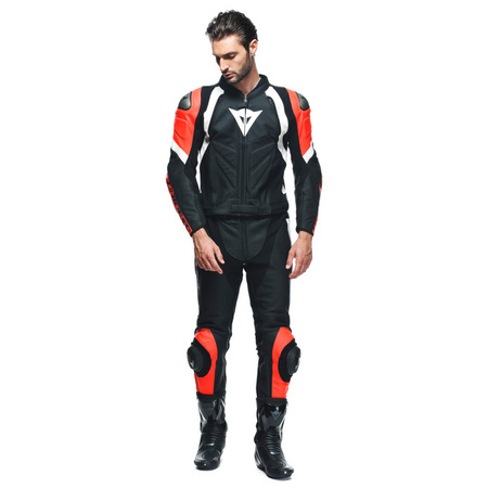 Kombinezon skórzany DAINESE AVRO 4 (2 cz) czarno czerwony